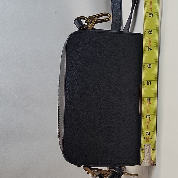 NWT Fossil Bryce Small Crossbody Black Leather Bag - Picture 5 of 17